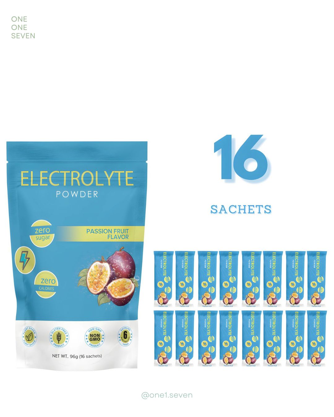 Passion fruit Electrolyte, electrolyte, electrolyte sticks, electrolyte powder, flavored electrolyte